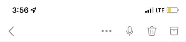3:56 phone information. No Snapchat under time.